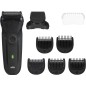 BRAUN Sort/grøn Shaver Shave&Style 300BT 3-in-1 BRAUN Sort/grøn Shaver Shave&Style 300BT 3-in-1
